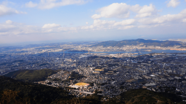 Panorama of Kitakyushu, Japan. Panorama of Kitakyushu, Japan.