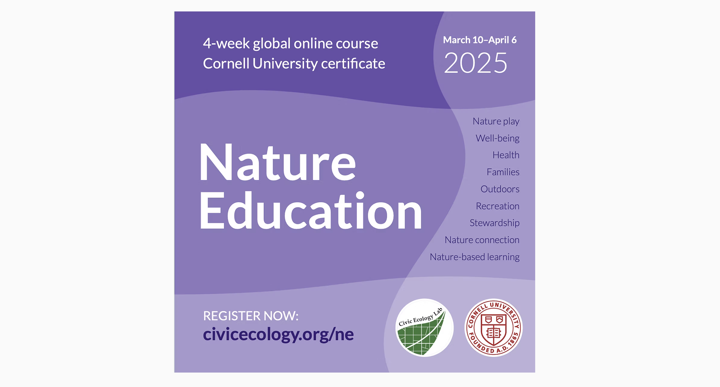 Nature Educationonline course promo graphic