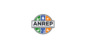 Logo for the Association of Natural Resource Extension Professionals with blue, green, and orange colors
