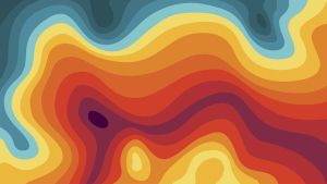 Colorful topographic abstract map