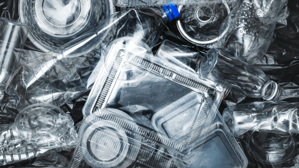 Mix of plastic containers