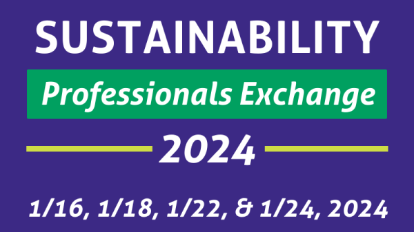 Sustainability Professionals Exchange 2024 : 1/16, 1/18, 1/22, 1/24