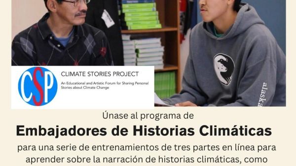 Climate Stories Ambassadors Spanish announcement
