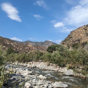 Picture of mountains and rivers. 