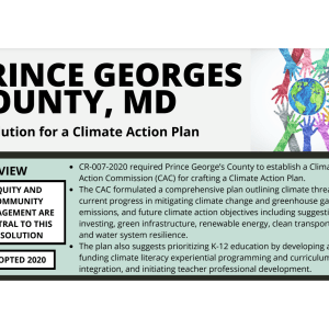 Climate Education School District Policy and Resolution Landscape 