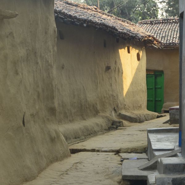 Photo of a town in Bihar, India. Image Credit: Ankit Pandey 