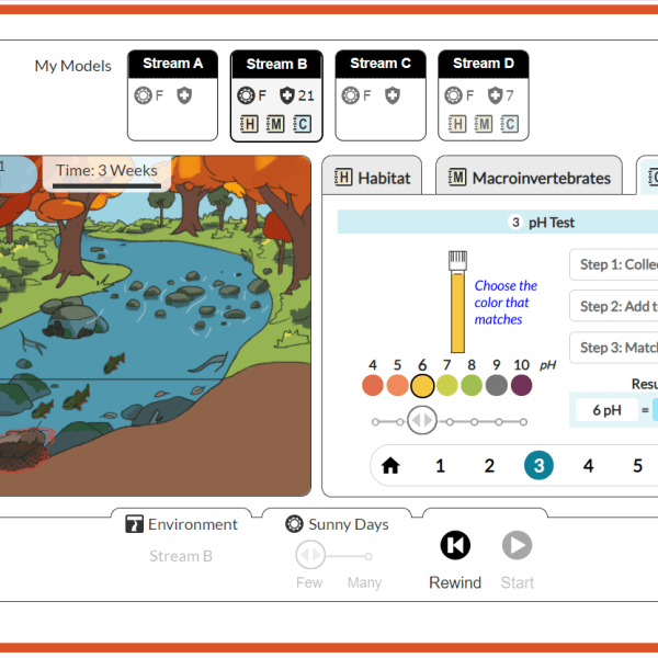 Leaf Pack Simulation: The Leaf Pack Simulation allows any online user to become a water quality scientist!