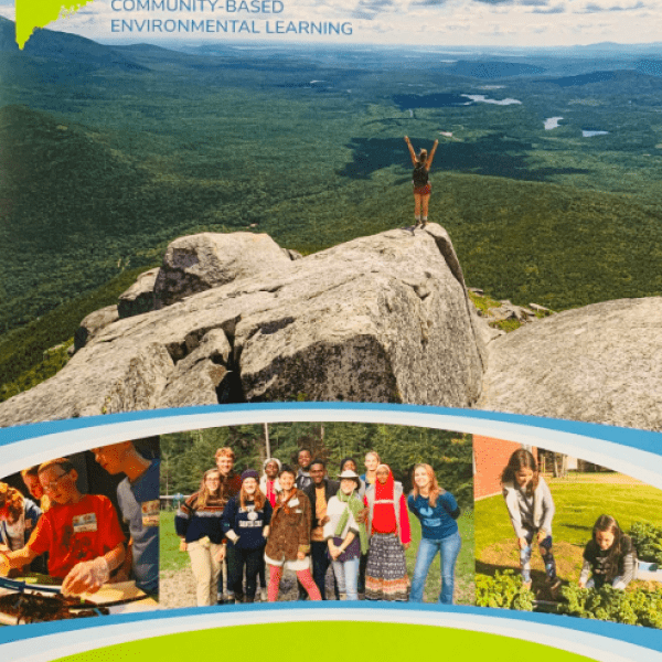 Cover of the Maine community based environmental learning Census. 