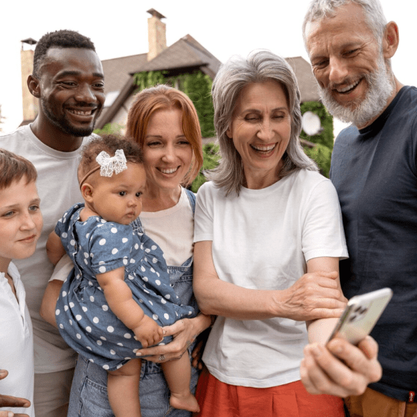 Multi-generational group of people 