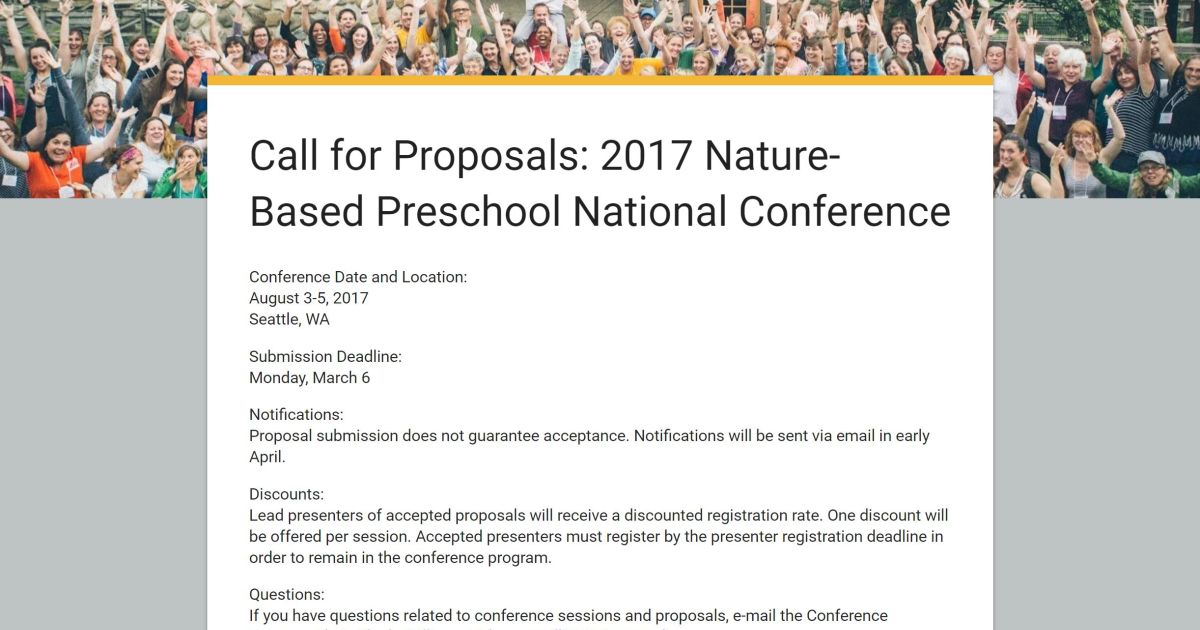 Preschool National Conference